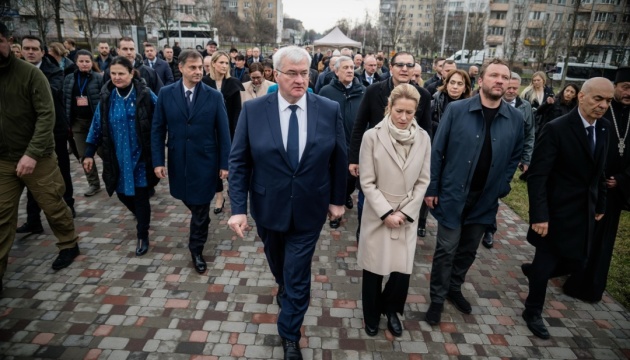 Європейські міністри та глава МЗС Україн